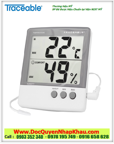 Traceable@ 4184, Ẩm kế dải đo 25% - 95%RH Traceable® 4184 Jumbo Humidity /Temperature 